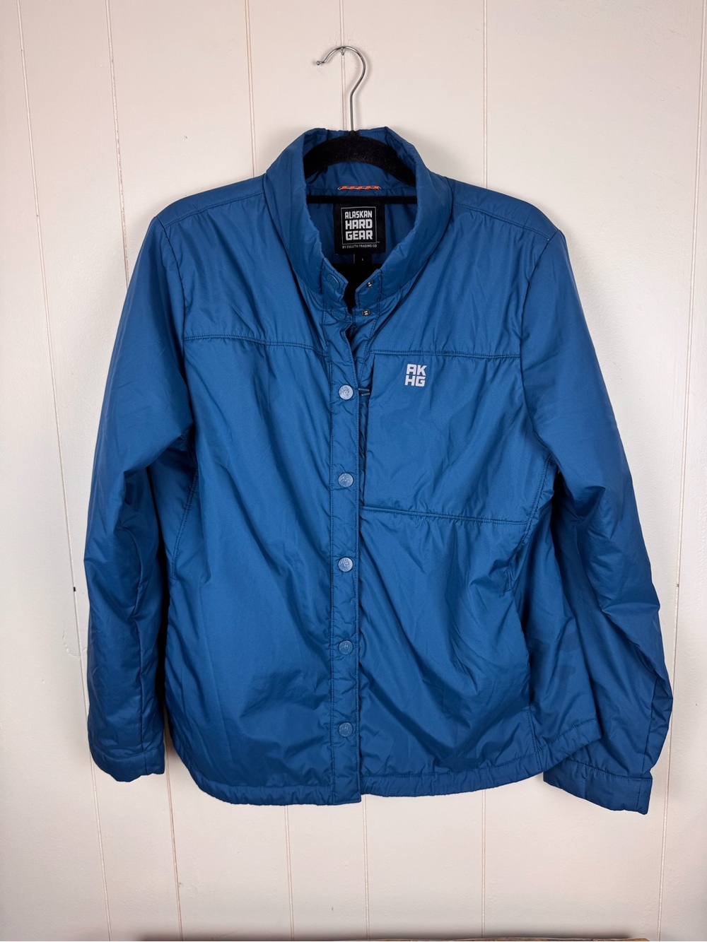 Alaskan Hardgear Duluth Trading Thermore Insulated Blue Jacket Size L